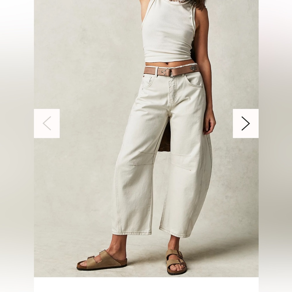 Free people good luck barrel Jean